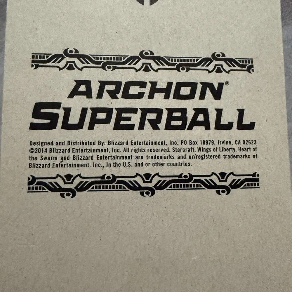 Blizzard StarCraft Archon Superball Blizzcon 2014 Glow In the Dark New‎ Ball